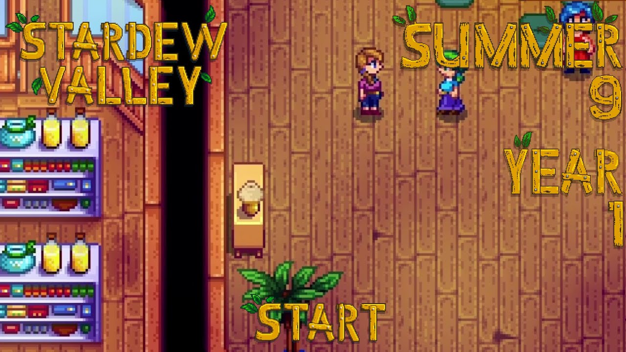Yoga Day – Stardew Valley, Summer 9, Year 1, Start