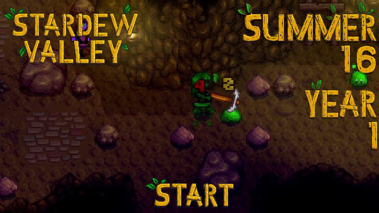 Energy Meter – Stardew Valley, Summer 16, Year 1, Start