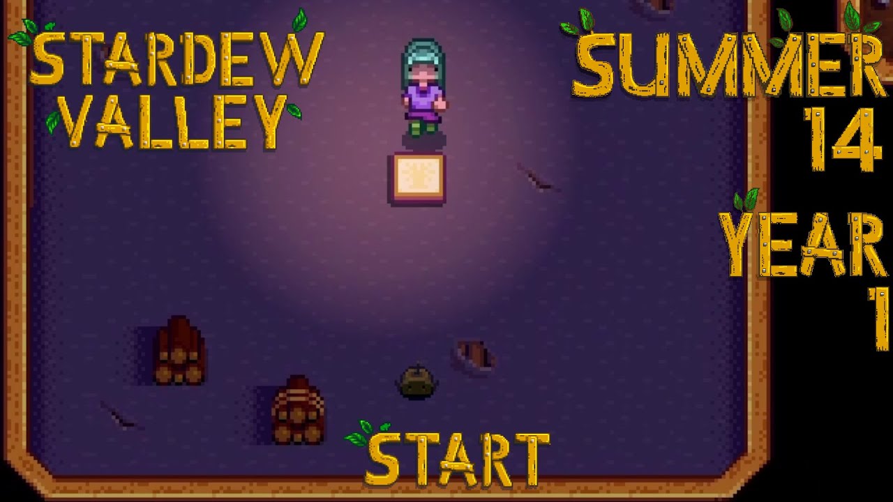 Michel Vs. The Great White Shark – Stardew Valley, Summer 14, Year 1, Start