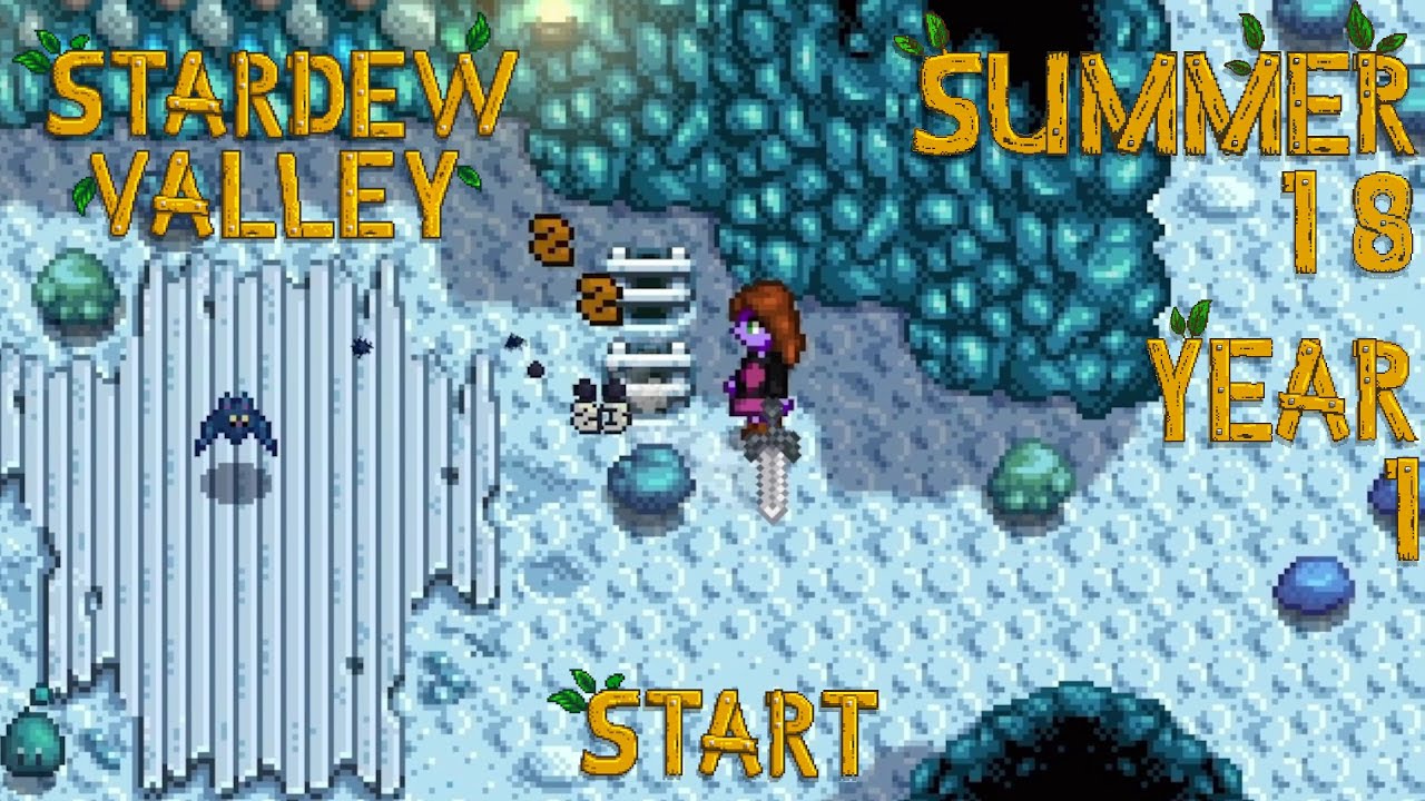 Slime Hunter – Stardew Valley, Summer 18, Year 1, Start