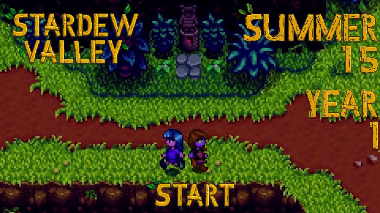 Swingin’ – Stardew Valley, Summer 15, Year 1, Start