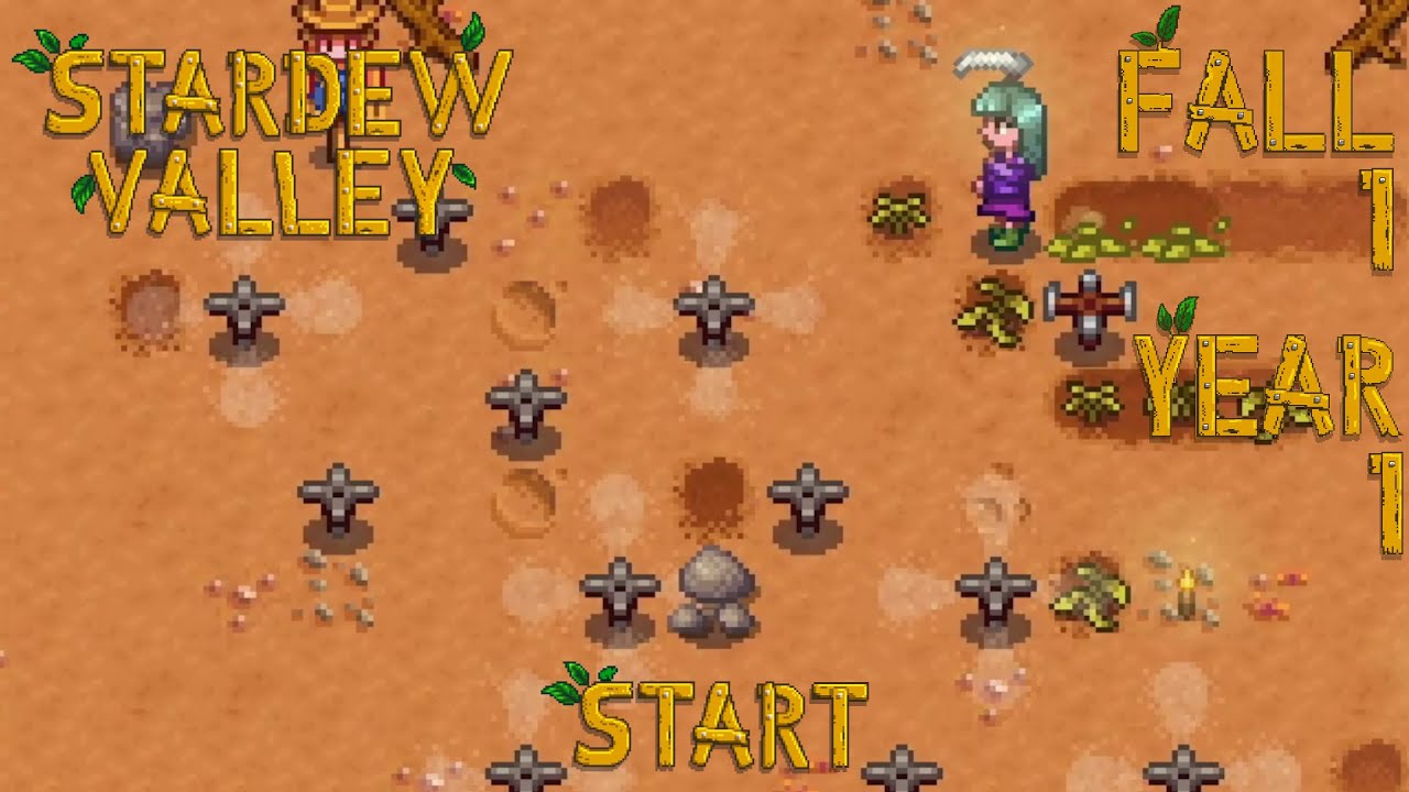 Autumn Leaves Fall – Stardew Valley, Fall 1, Year 1, Start