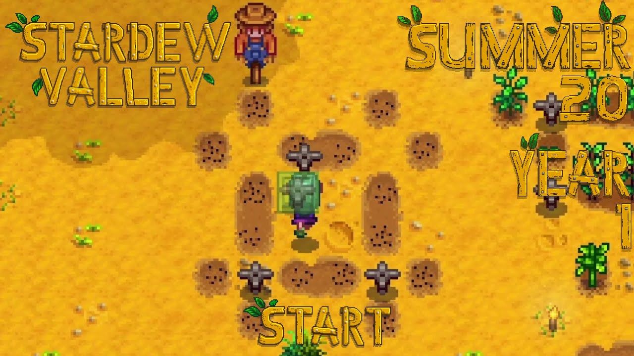 Big Donor – Stardew Valley, Summer 20, Year 1, Start