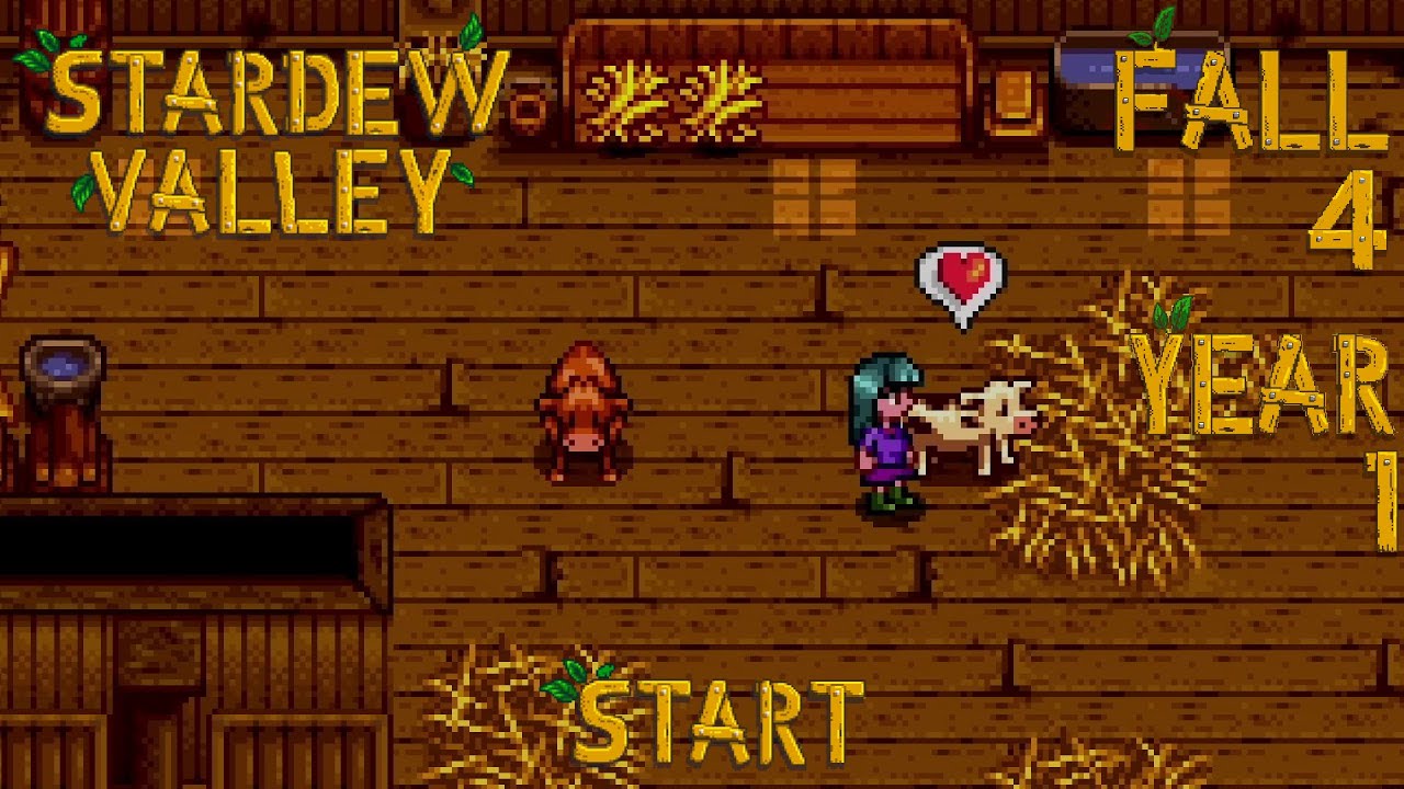 This and Thatness – Stardew Valley, Fall 4, Year 1, Start