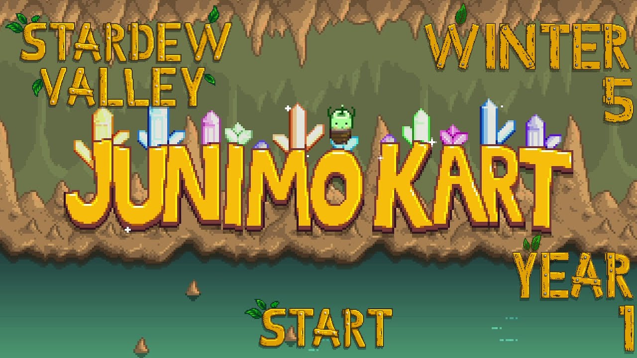 Junimo Kart – Stardew Valley, Winter 5, Year 1, Start