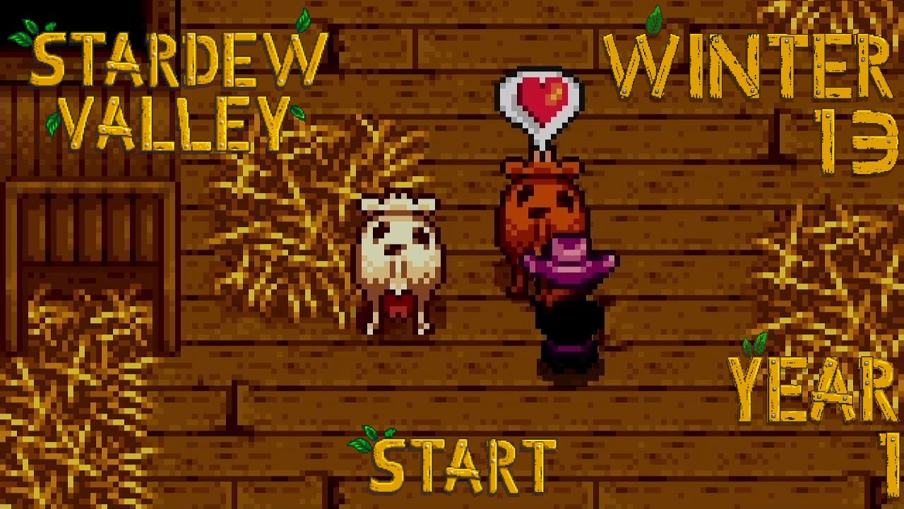 Michel’s Day Part Two – Stardew Valley, Winter 13, Year 1, Start