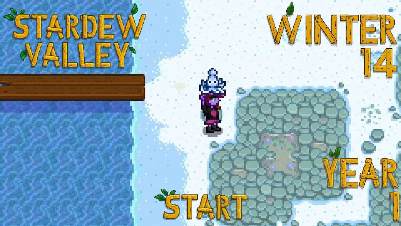 There Are No Heelys In Stardew Valley – Stardew Valley, Winter 14, Year 1, Start