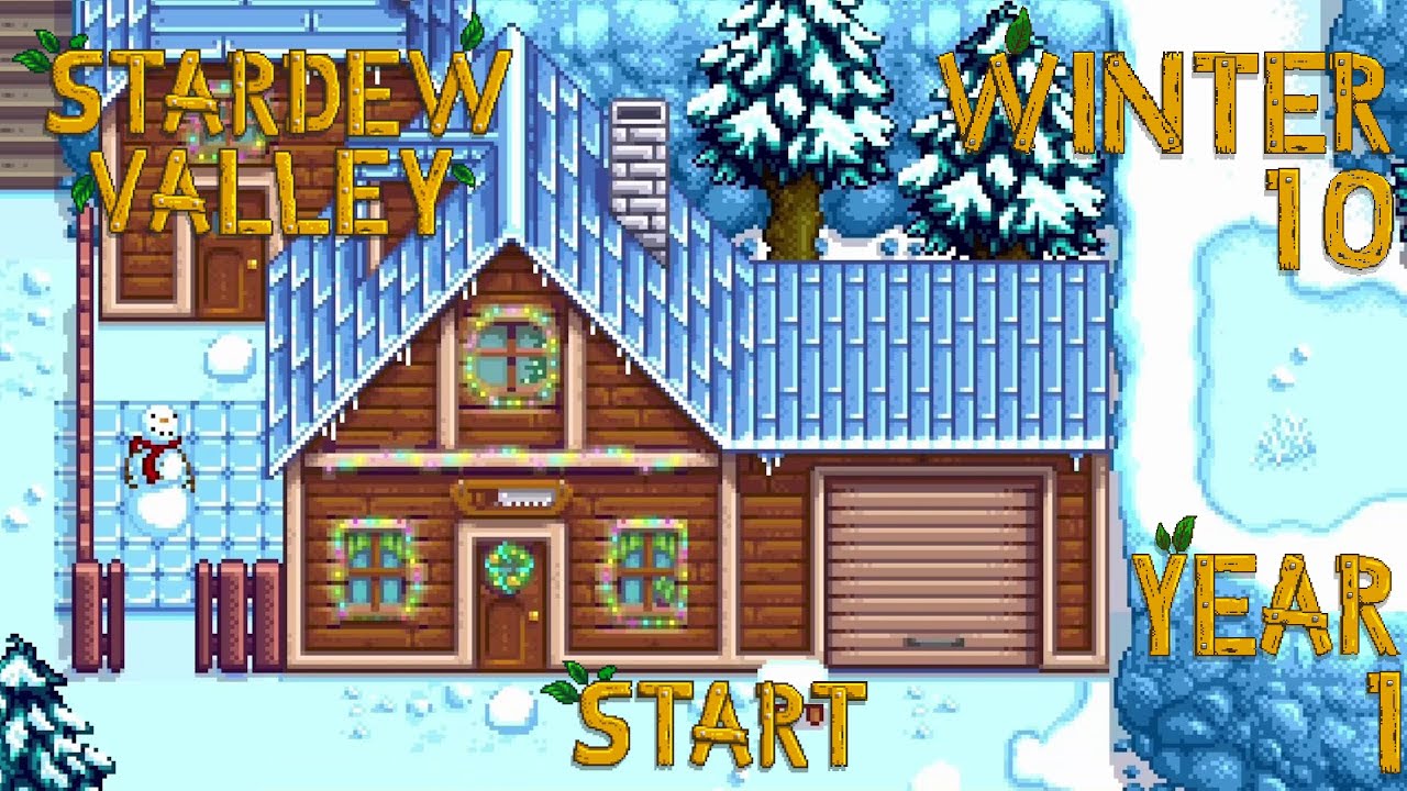 Stumped – Stardew Valley, Winter 10, Year 1, Start