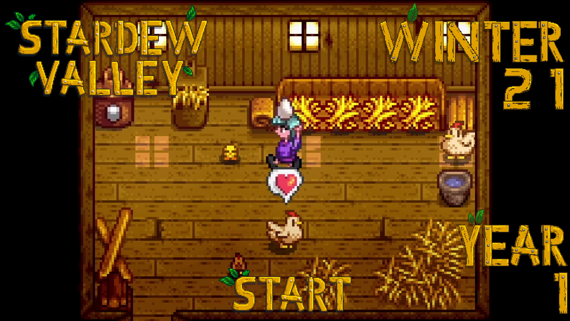 Just Friends – Stardew Valley, Winter 21, Year 1, Start