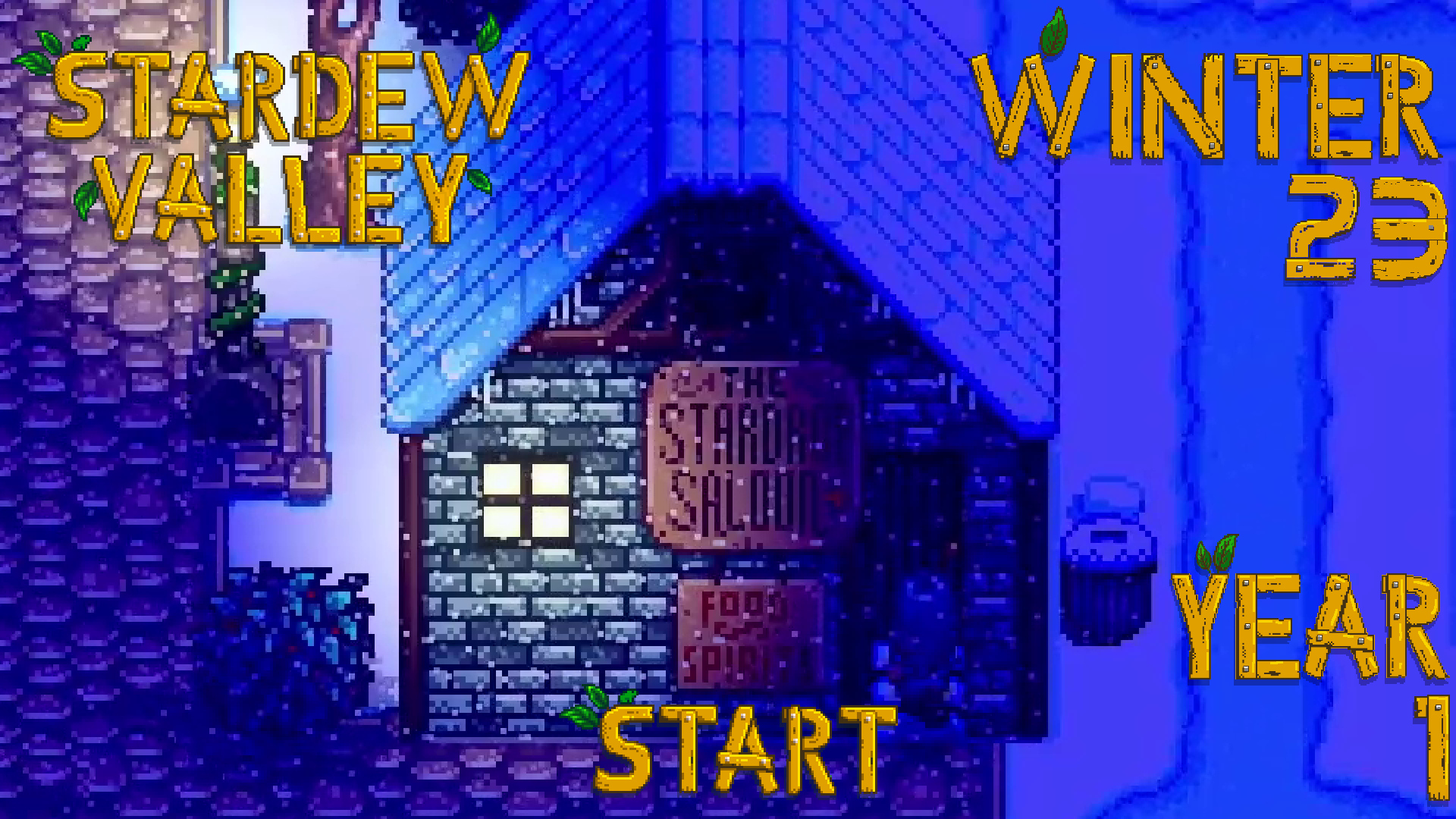 Weird Porn – Stardew Valley, Winter 23, Year 1, Start