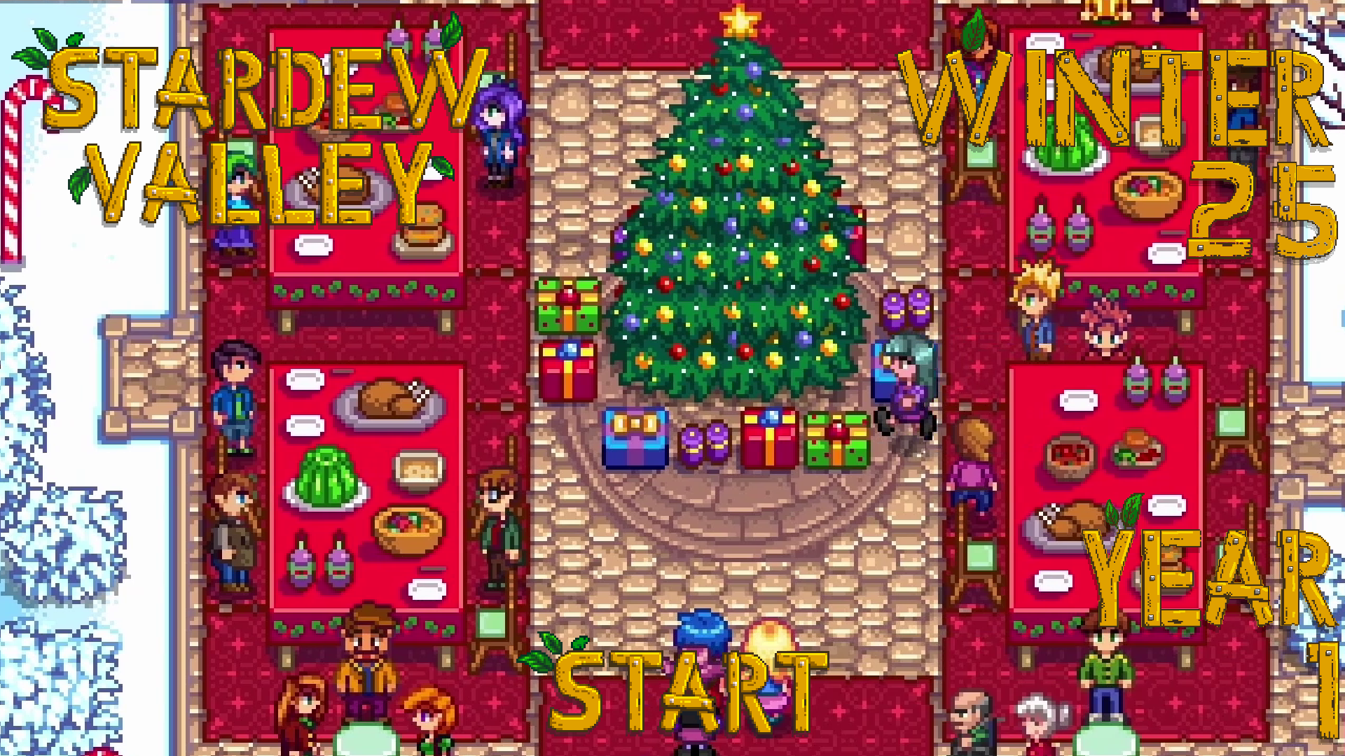 CHRISTMAS!!! – Stardew Valley, Winter 25, Year 1, Start