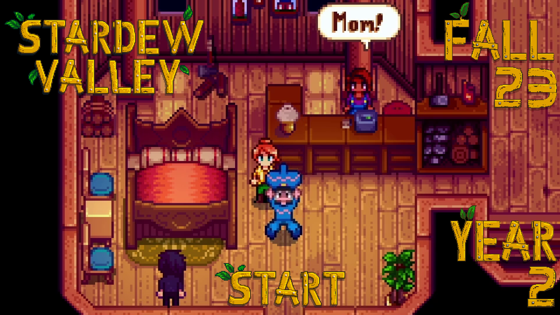 Abigail Wets the Bed – Stardew Valley, Fall 23, Year 2, Start